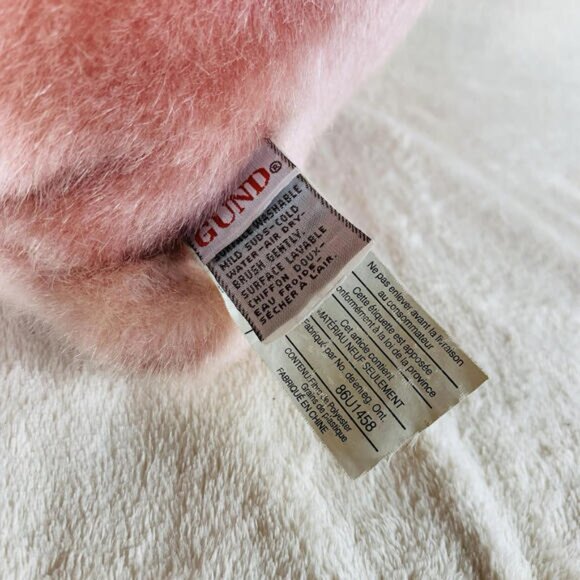 Gund 2002 Peoples Diamond Make Wish Mother Bear Pink Stuffed Plush Teddy Vintage - Picture 7 of 13